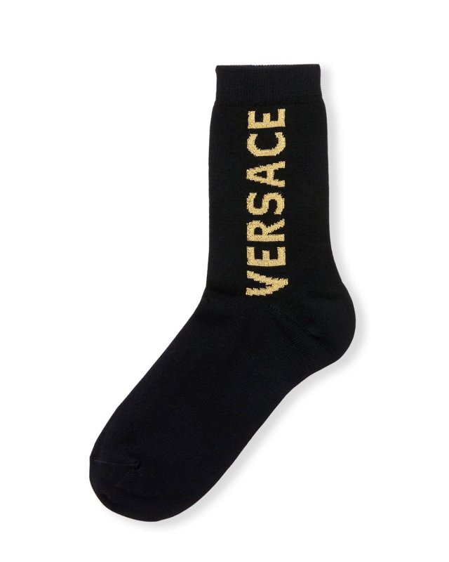Logo Intarsia Socks